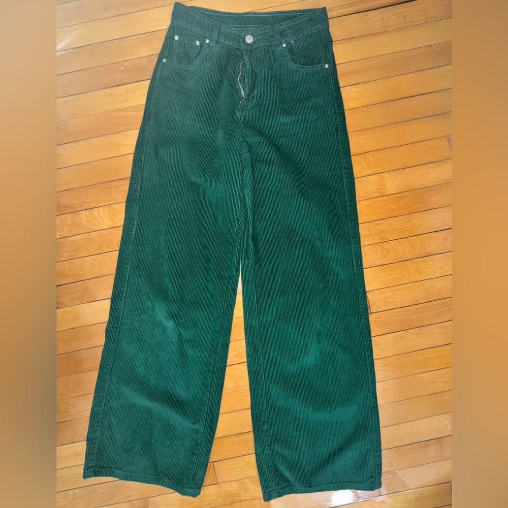 Green jeans (vintage style, baggy) size XS